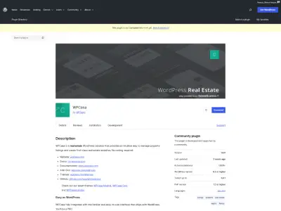 WPCasa – WordPress Real Estate plugin