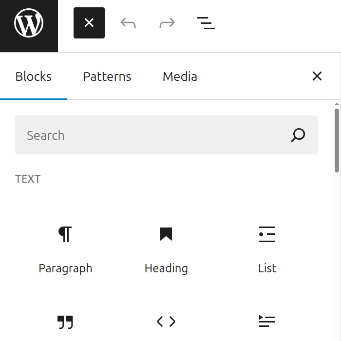 Add custom block category