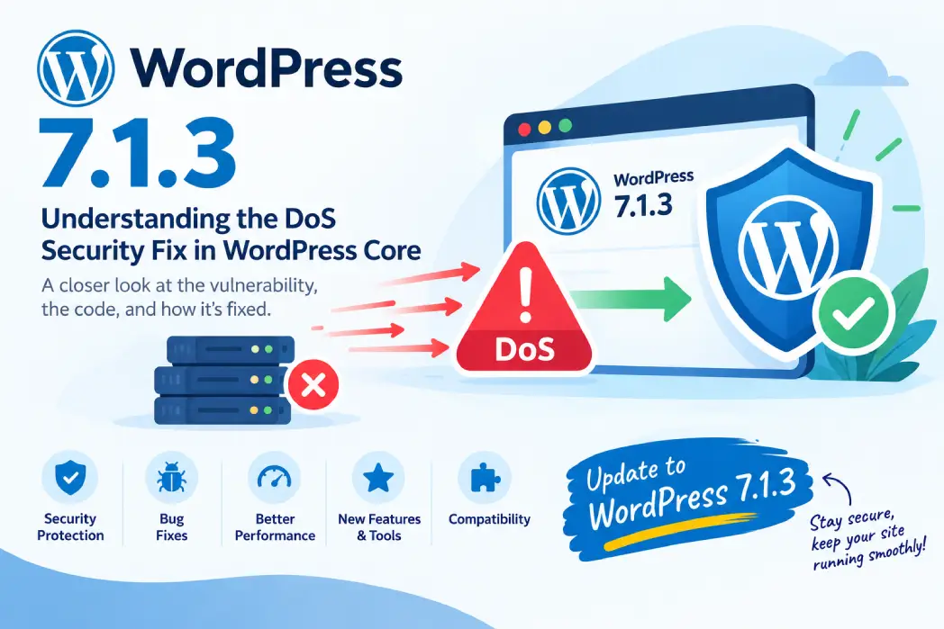 WordPress 7.1.3: Understanding the DoS Security Fix in WordPress Core